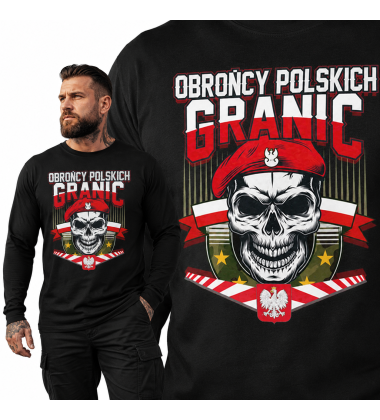 LONGSLEEVE PATRIOTYCZNY  OBROŃCA POLSKICH GRANIC
